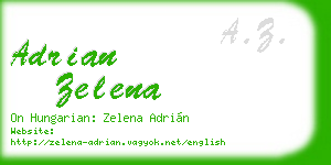 adrian zelena business card